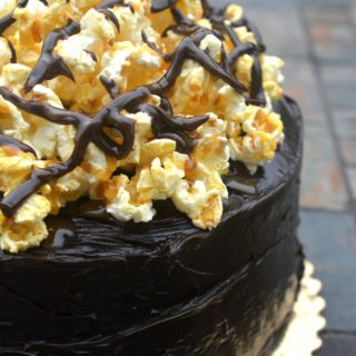 Chocolate Popcorn Cake - A childhood memory