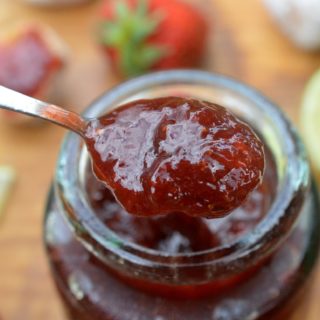 Easy Strawberry Lime Refrigerator Jam