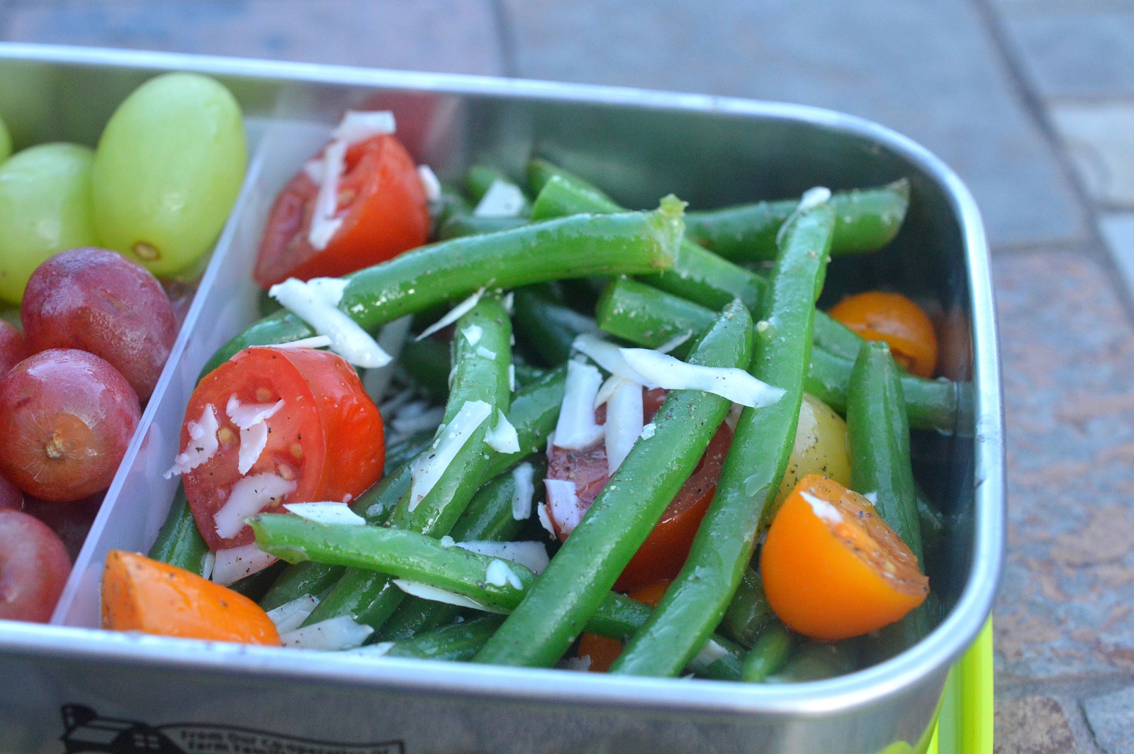 Simple Green Bean Salad with vinaigrette