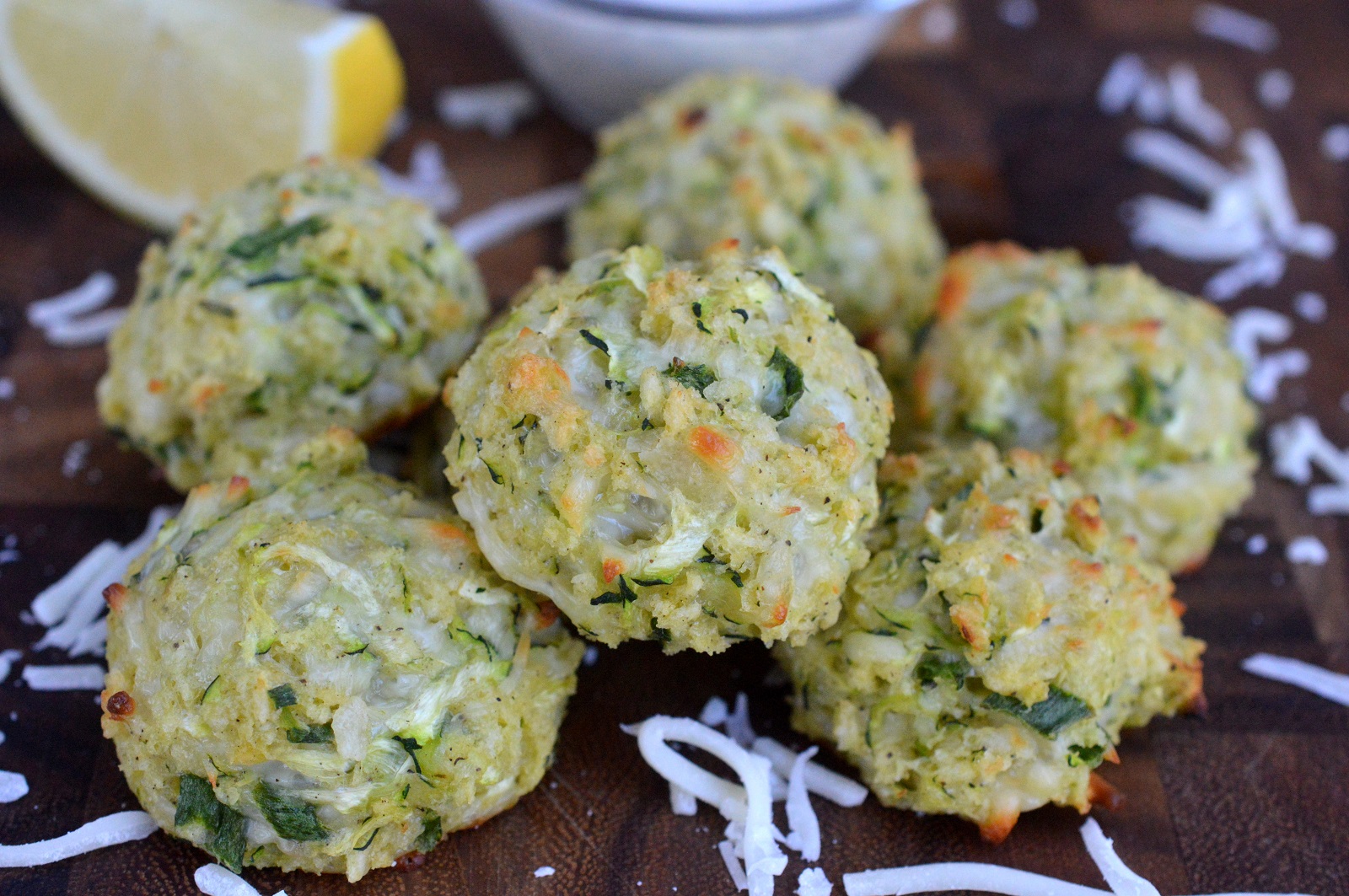 Mozzarella Zucchini Balls