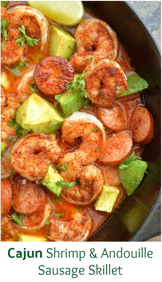 Cajun Shrimp and Andouille Skillet