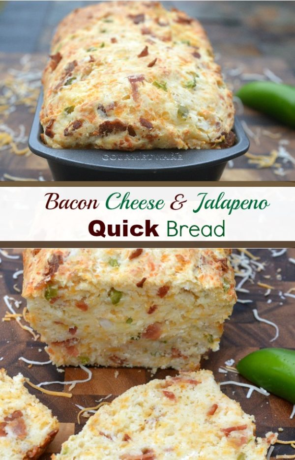 Bacon Cheese Jalapeno Quick Bread Recipe
