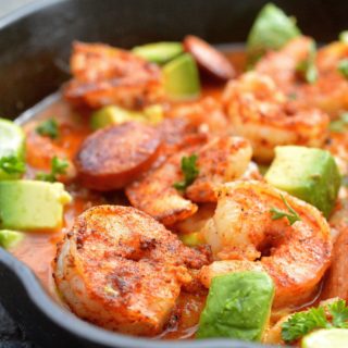 Cajun Shrimp and Andouille Skillet