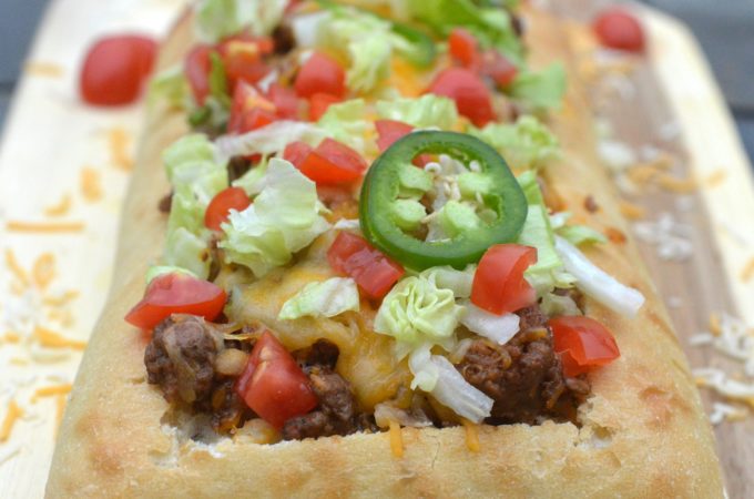 Stuffed Taco Bread