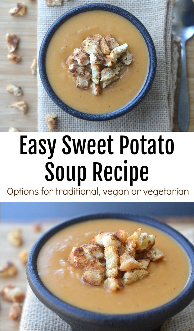 Super Easy Sweet Potato or Yam Soup