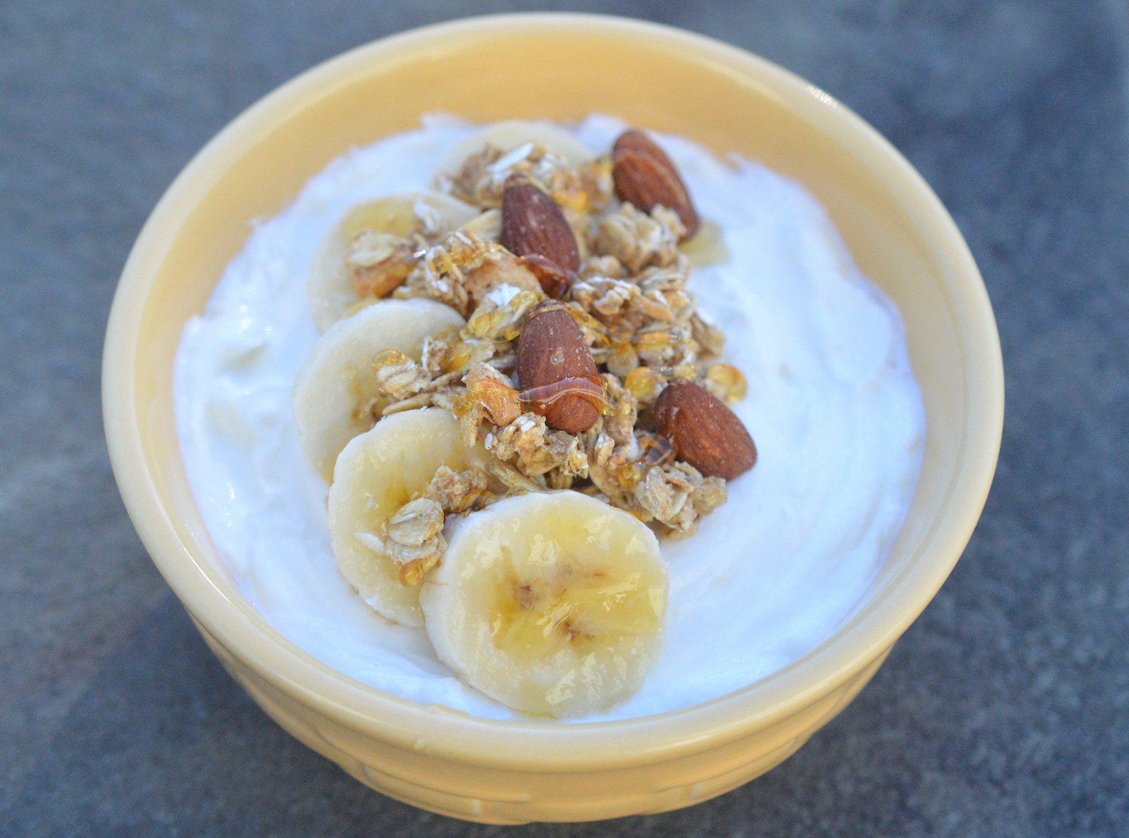 FAGE Yogurt with Bananas Granola & Honey