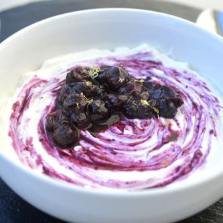 Homemade Blueberry Swirl for Yogurt