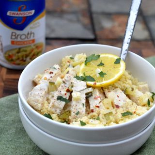 Creamy Lemon Chicken Over Couscous