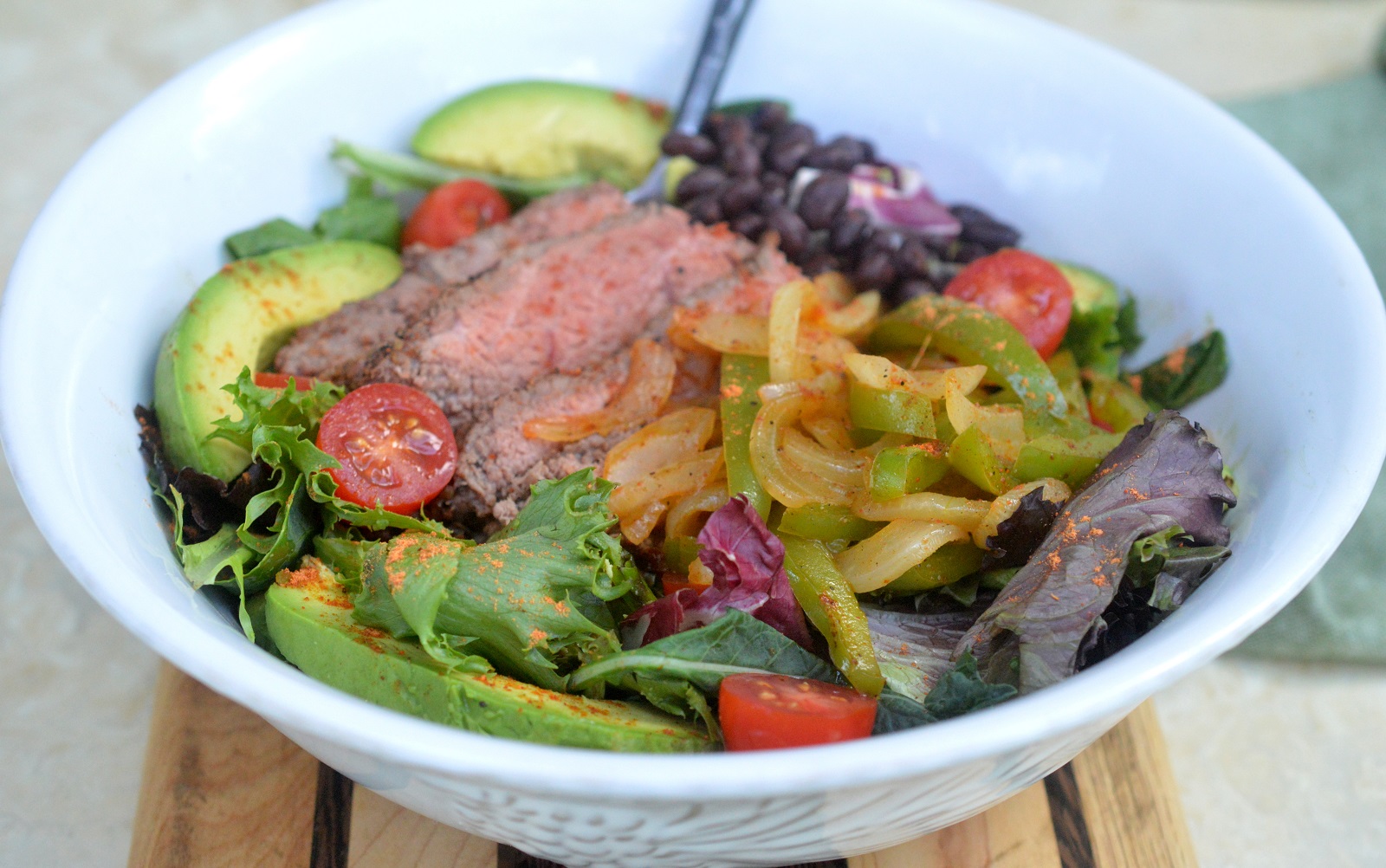 Steak Fajita Salad Recipe