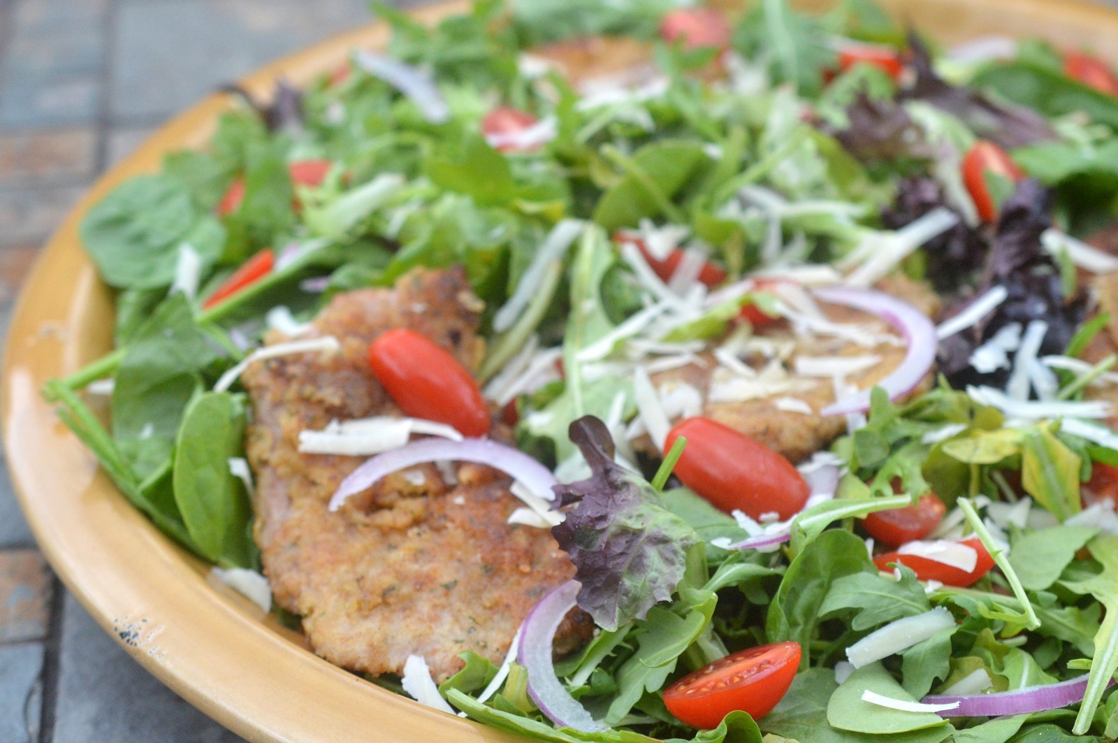 Veal Milanese over Salad recipe
How to make Milanese SAlad