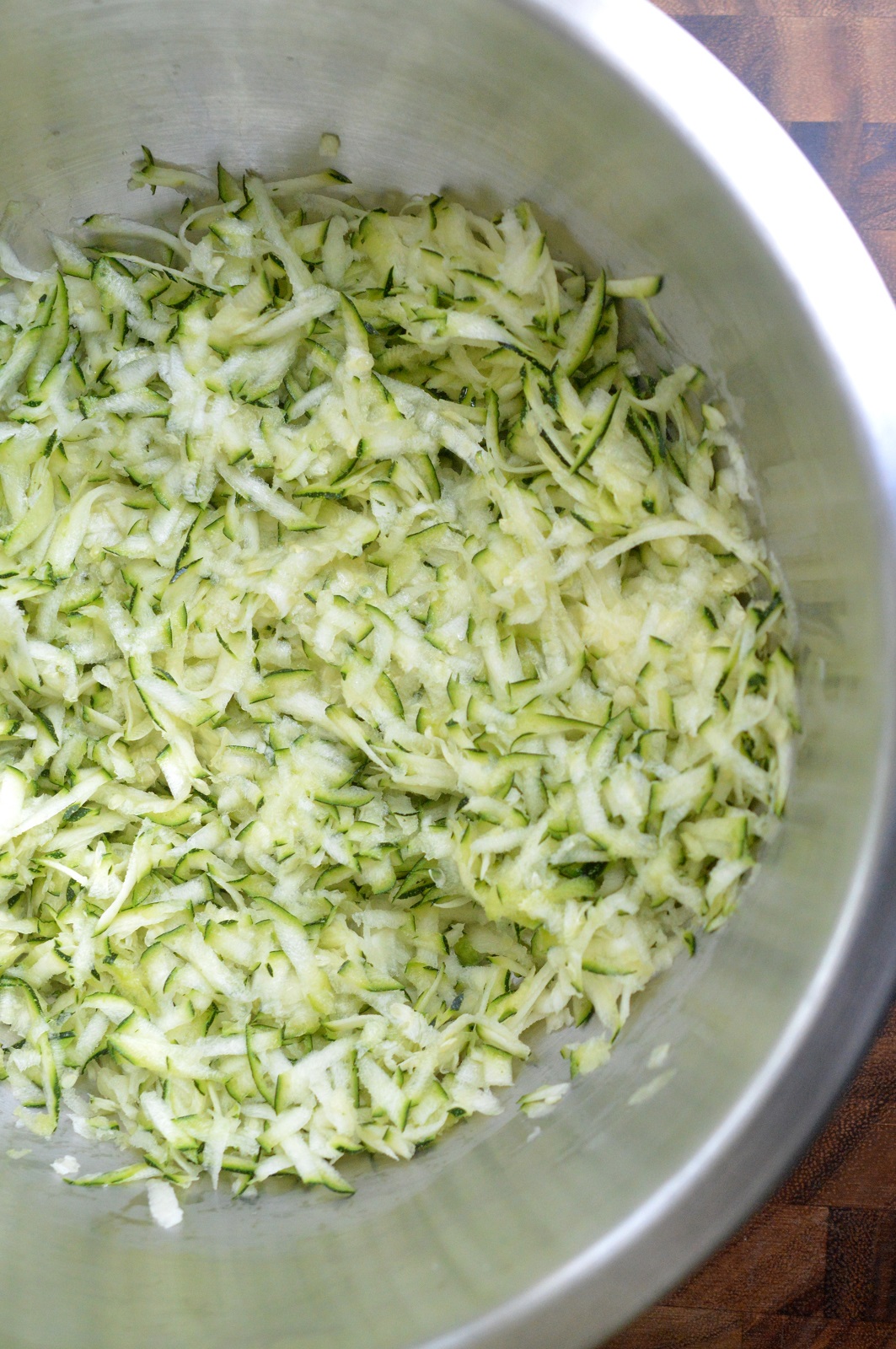 shredded zucchini to make zucchini biscuits