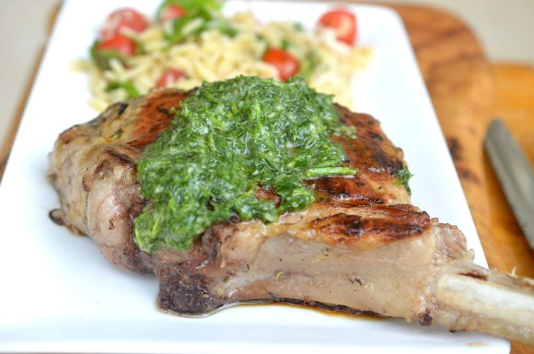 The BEST Grilled Veal Chops