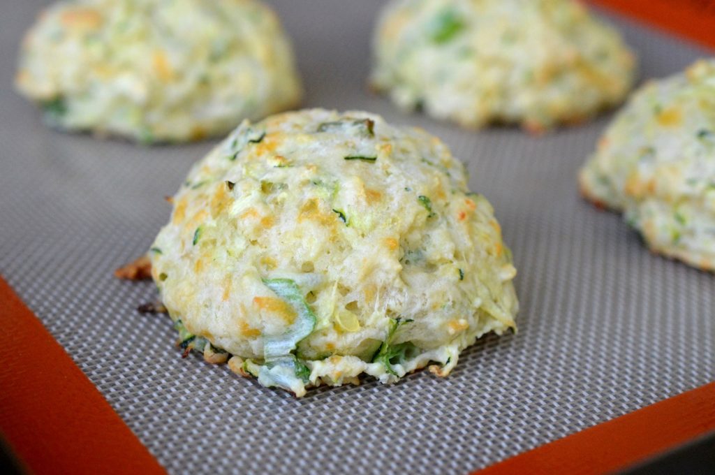 Easy Zucchini Drop Biscuit Recipe