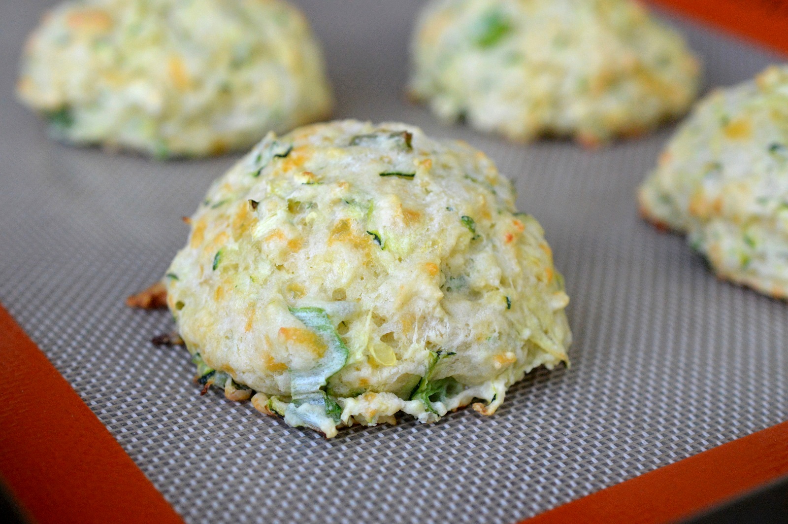 Zucchini & Cheese Drop Biscuits