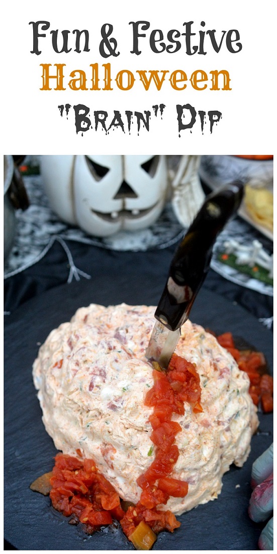Halloween Party recipe - Brain Dip