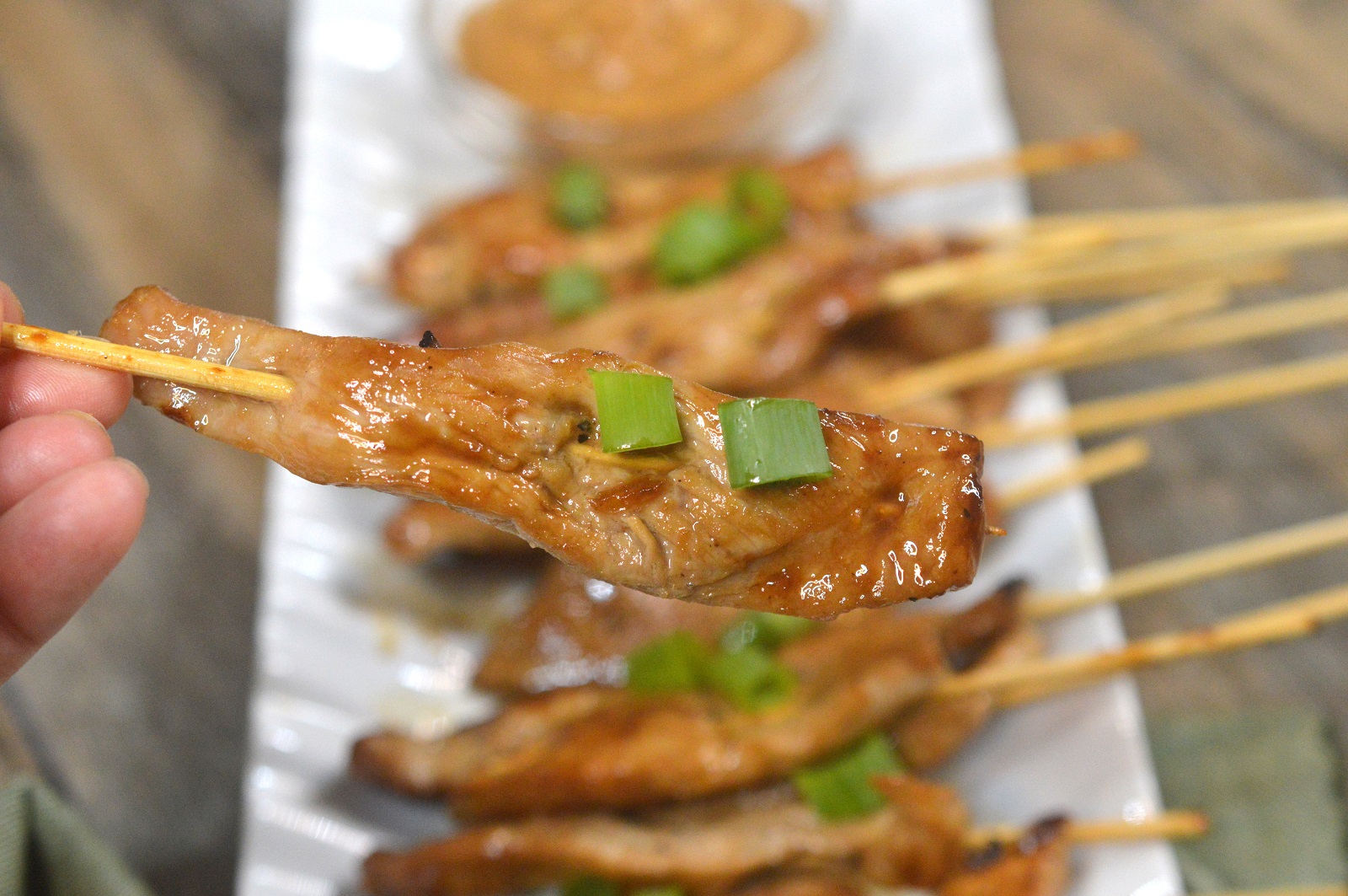 How To Make Satay Skewers with dipping sauce