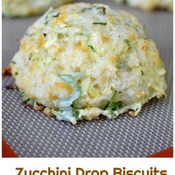 Zucchini Drop Biscuits. Warm cheesy goodness!
