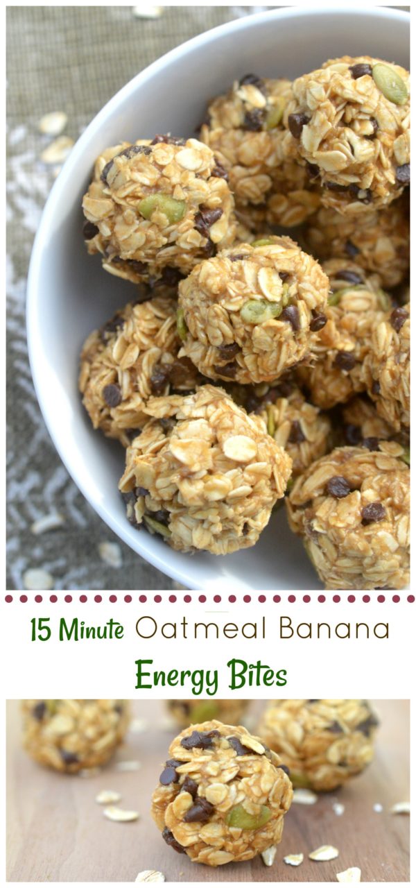 Oatmeal Banana Energy Bites