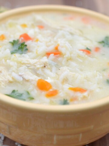 Creamy Chicken Rice Soup
