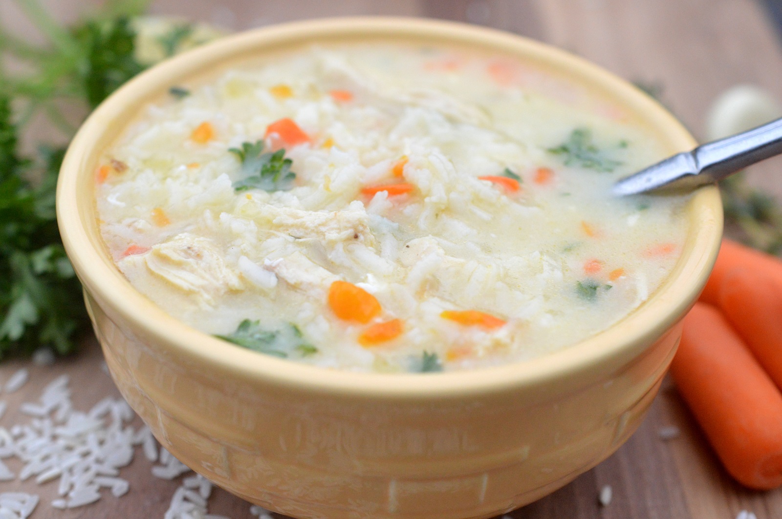 Creamy Chicken Rice Soup recipe