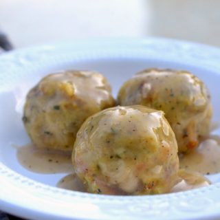 Leftover Thanksgiving Turkey Stuffing Balls