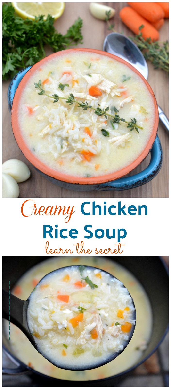 Creamy Chicken Rice Soup recipe