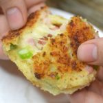 Cheesy Ham and Potato Cakes recipe