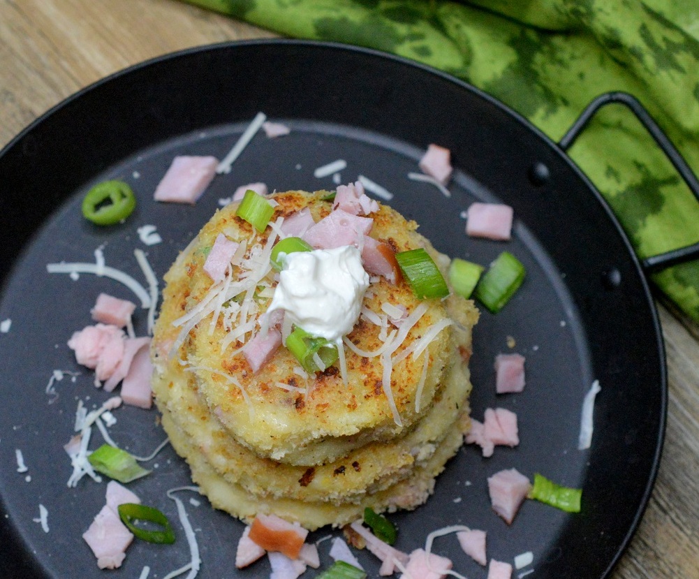 cheesy-ham-potato-cakes