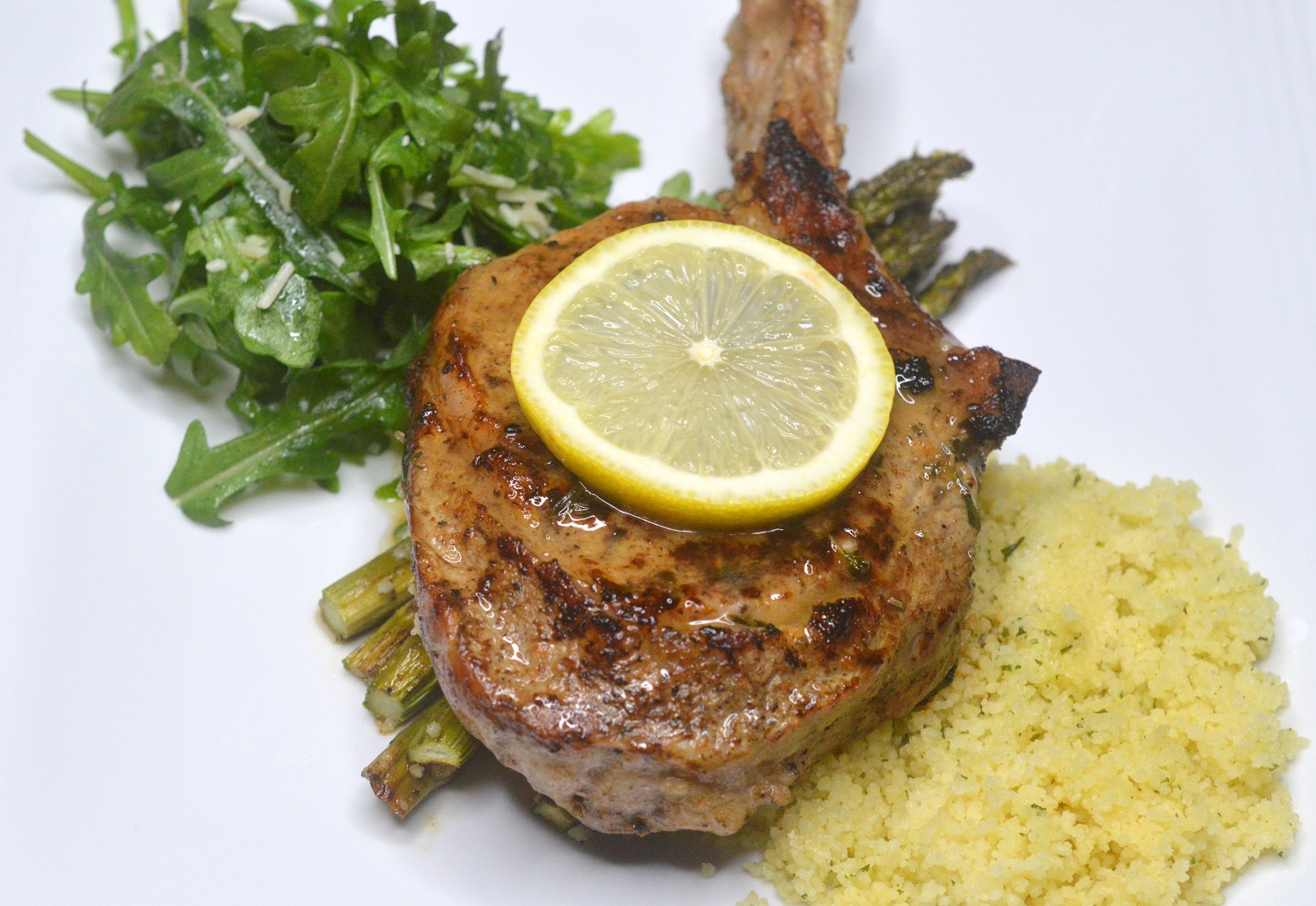 Pan Fried Veal Chops with White Wine Sauce Recipe