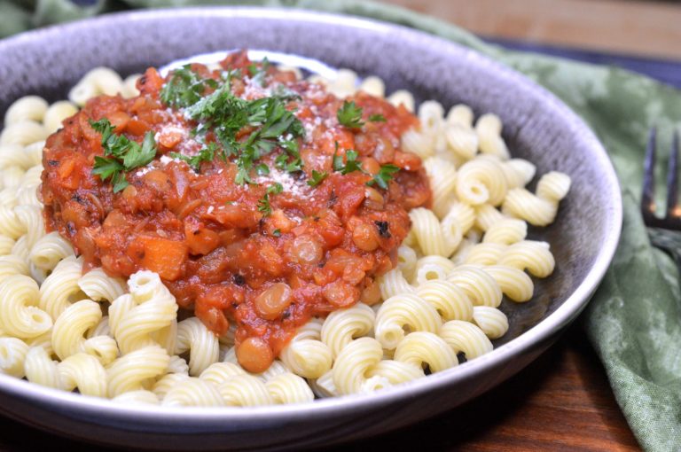 Lentil Bolognese recipe