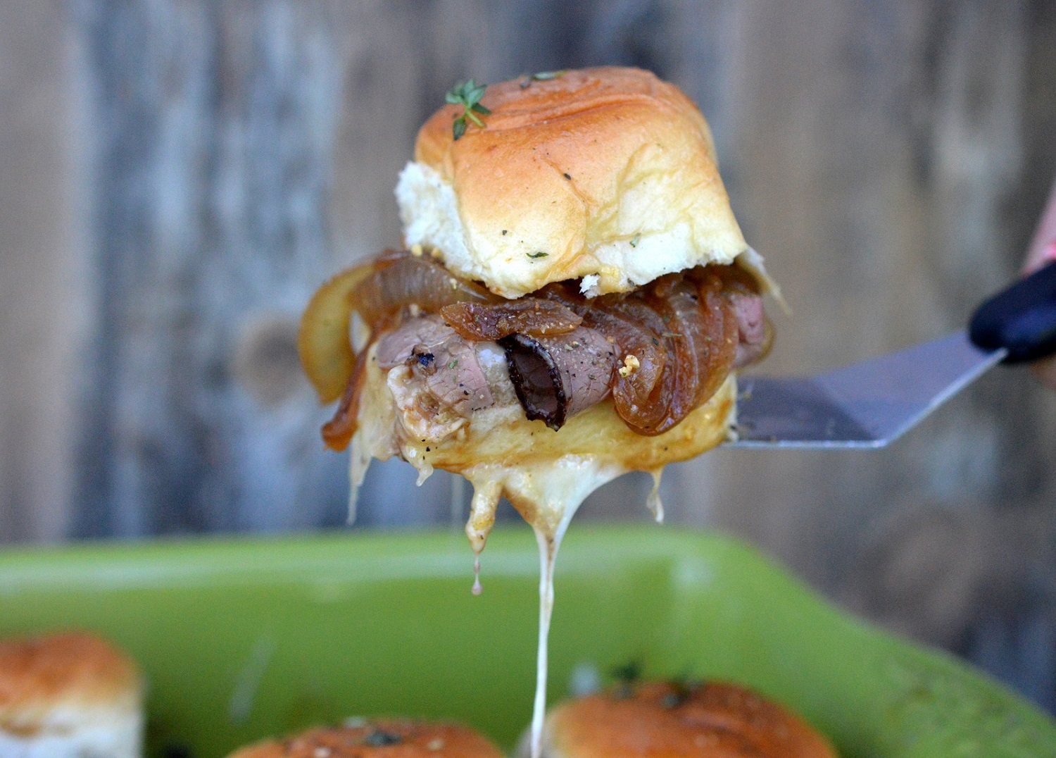 French Onion Beef Sliders