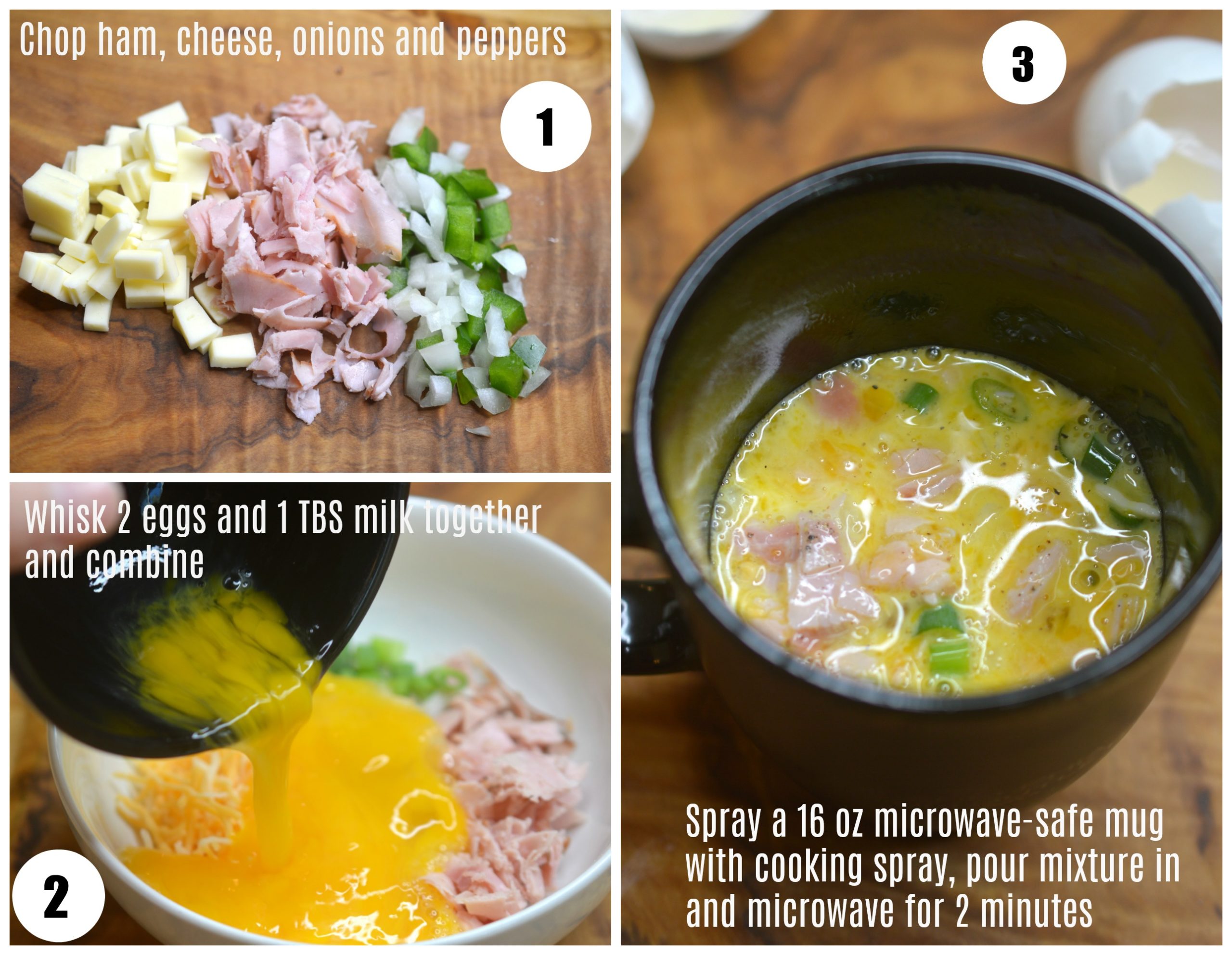 How to Make Eggs In One Minute in the Microwave