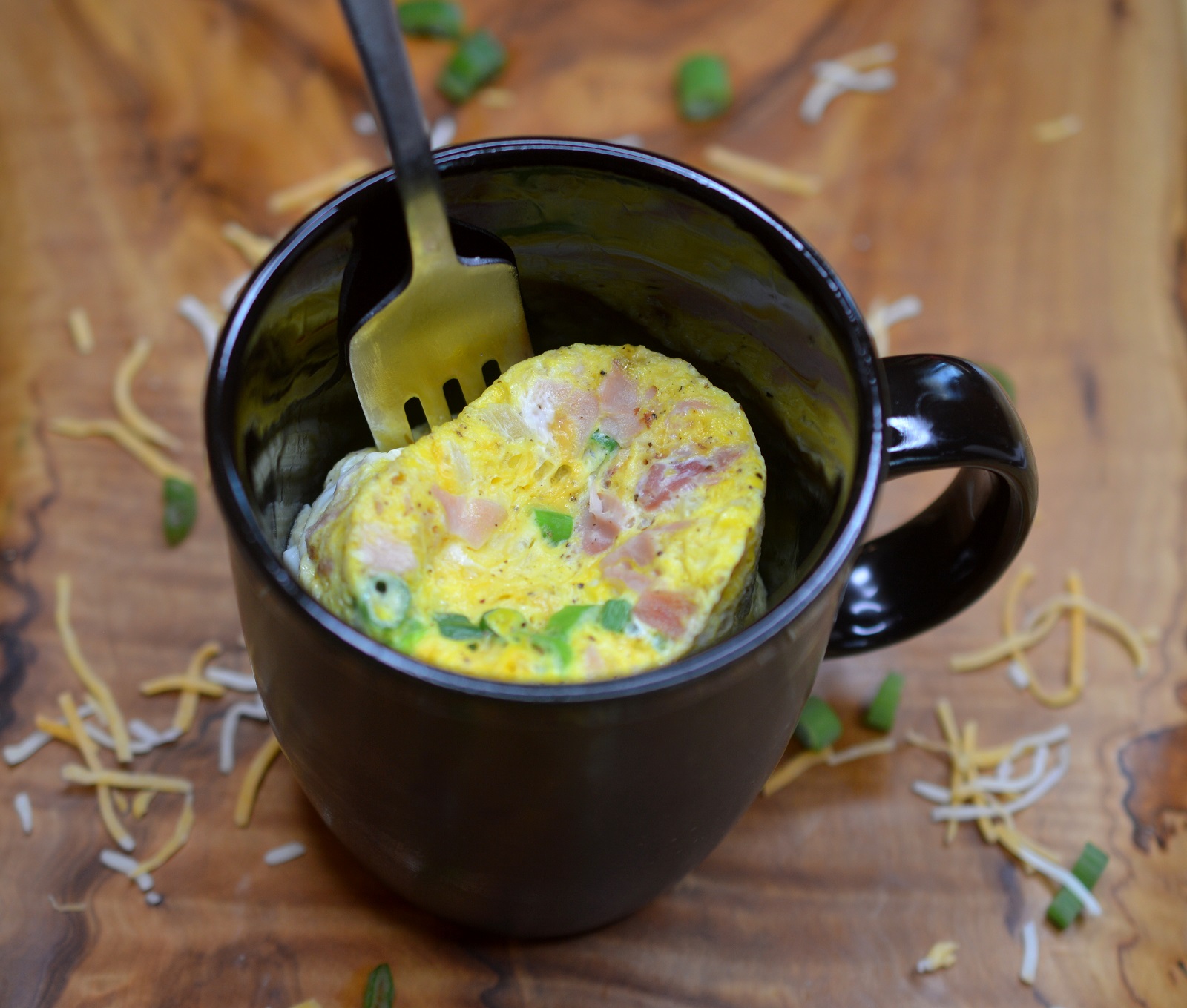 Microwavable Egg Omelet in a Mug