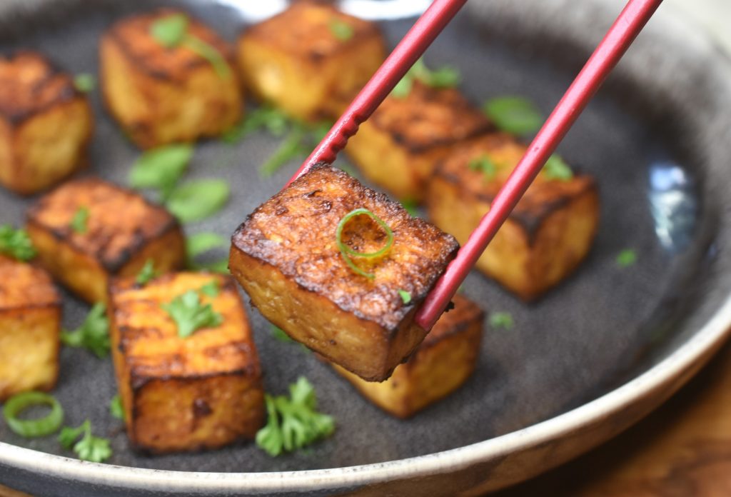 Crispy Air Fried Tofu