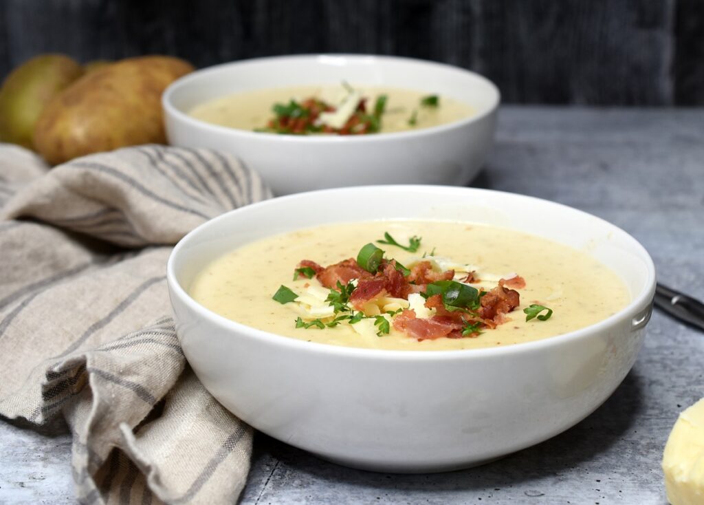 The Best Potato Soup Recipe   Best Potato Soup Recipe 1024x734 