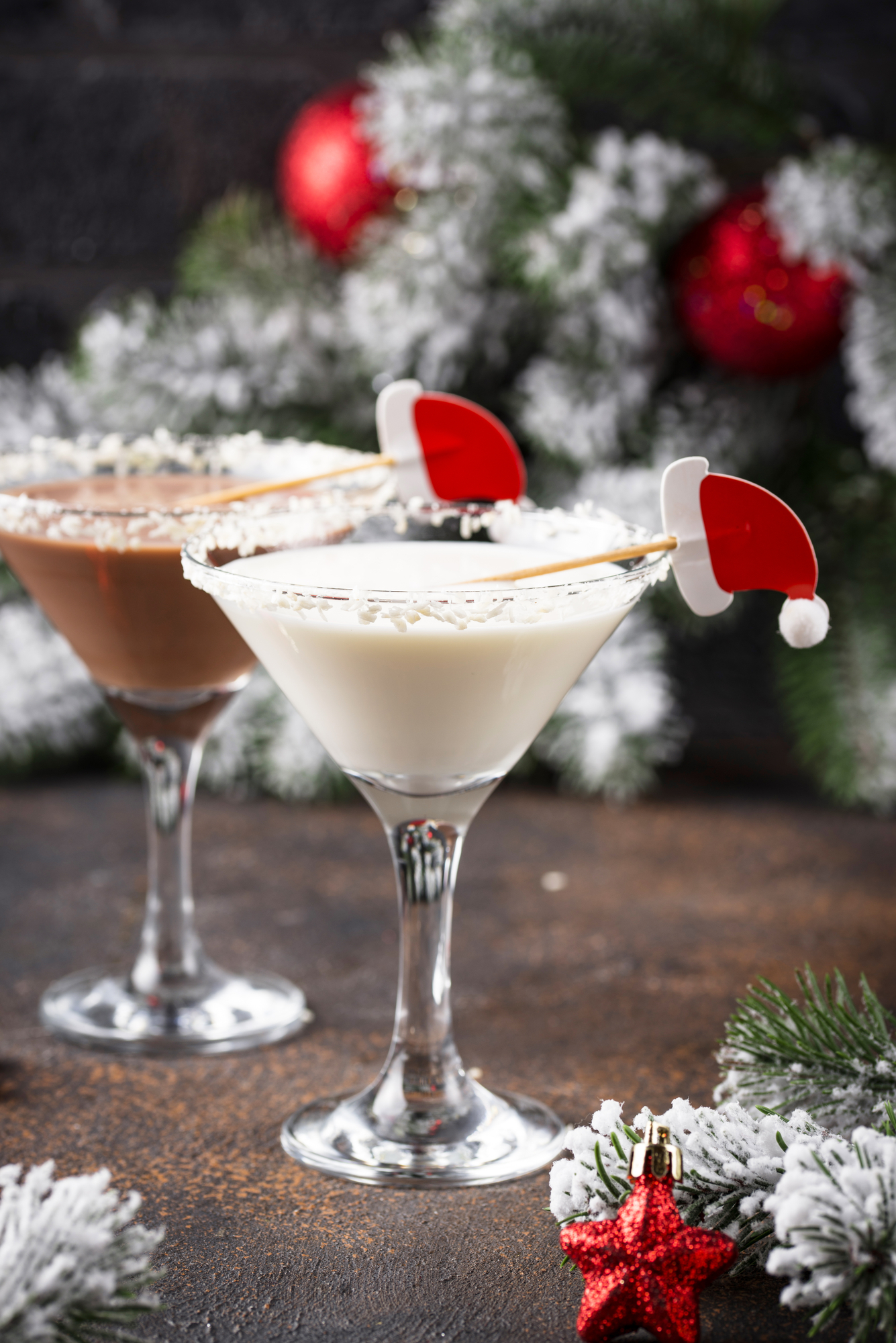 White Chocolate Peppermint Martini recipe. White chocolate martini