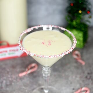 White Chocolate Peppermint Martini