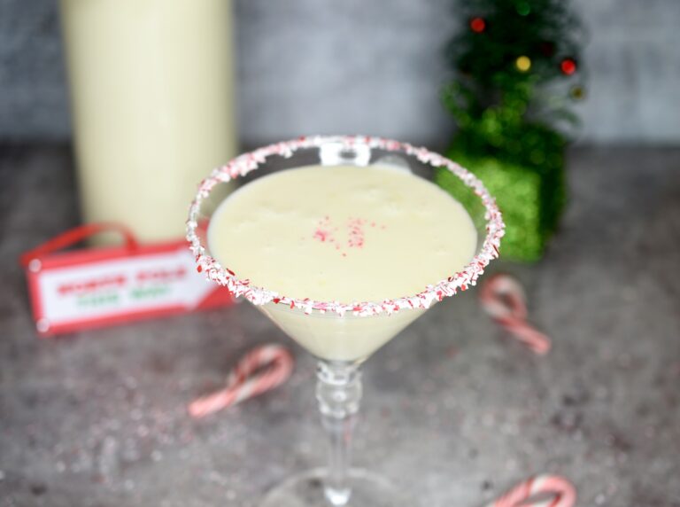 White Chocolate Peppermint Martini
