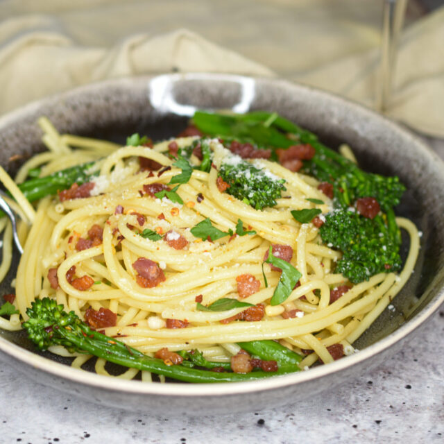 Pasta With Pancetta & Broccoli Rabe Souffle Bombay