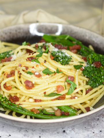 Pasta With Pancetta & Broccoli Rabe