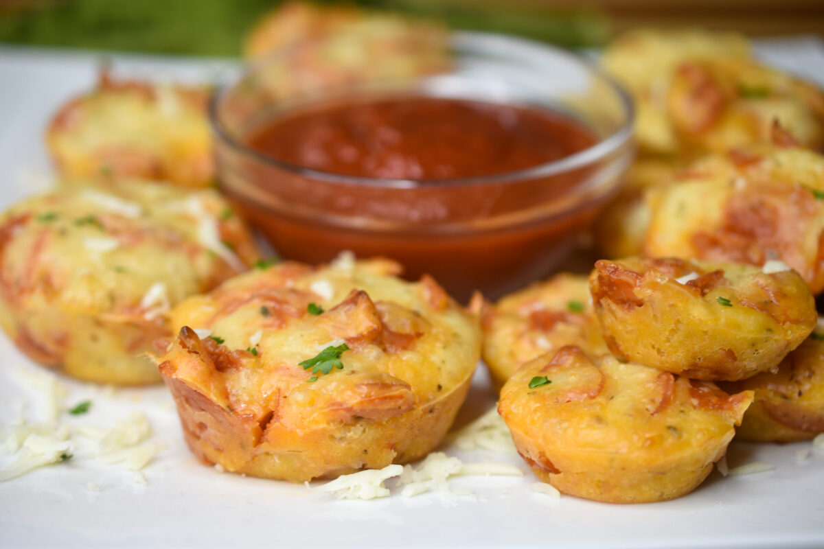 Easy Homemade Pizza Muffins