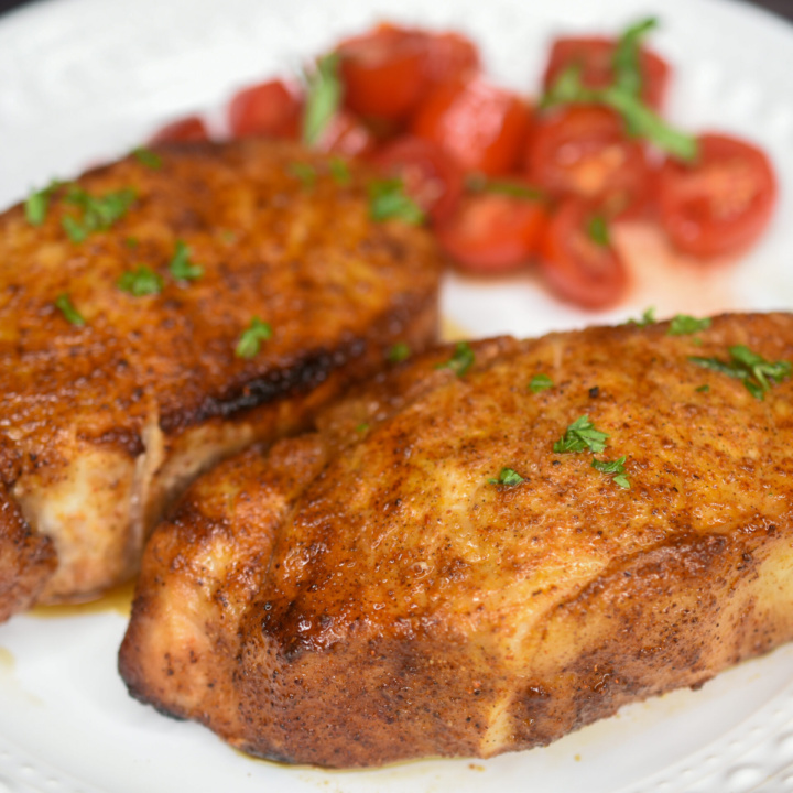 Air Fryer Pork Chops - Souffle Bombay