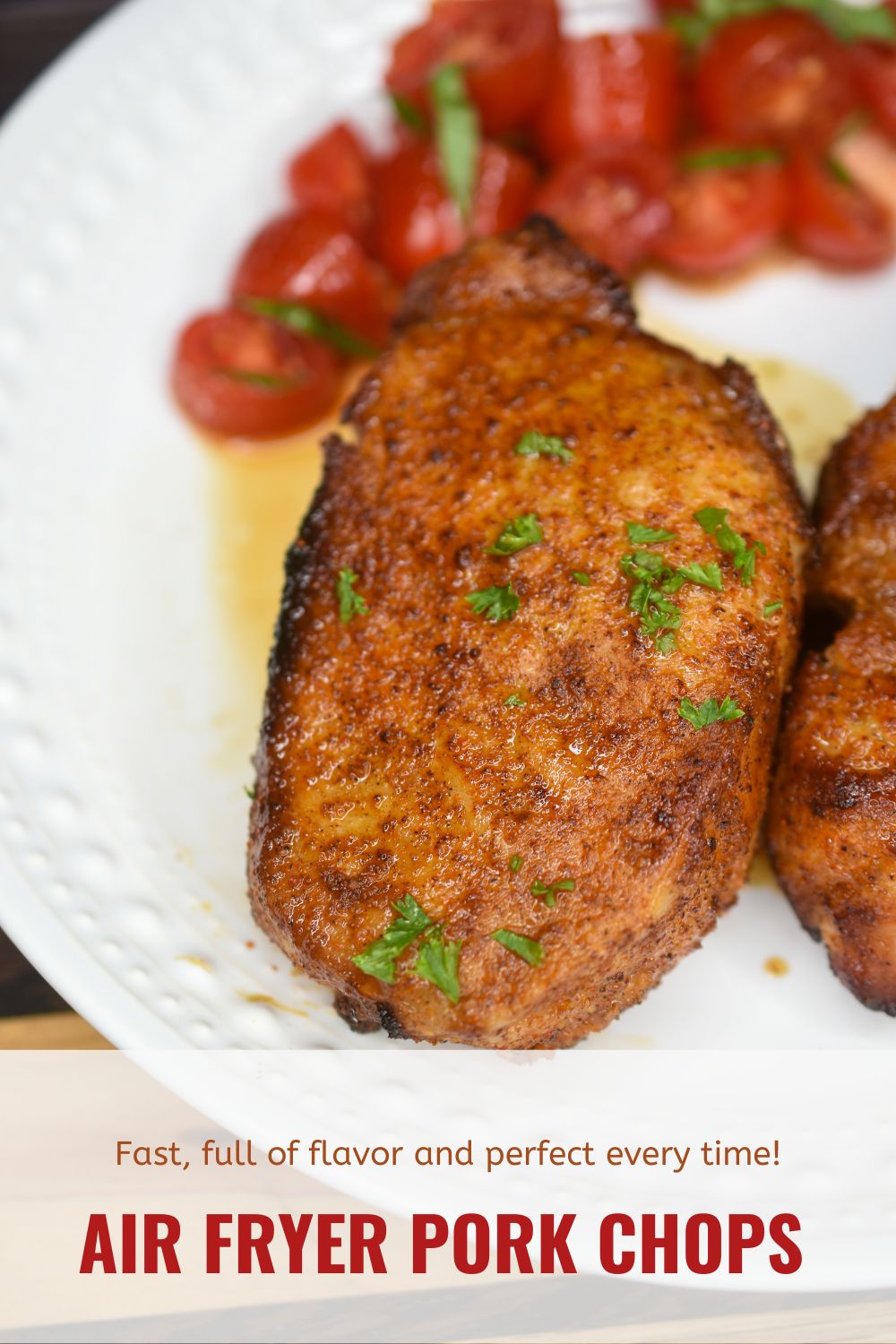 Air Fried Pork Chops - Souffle Bombay