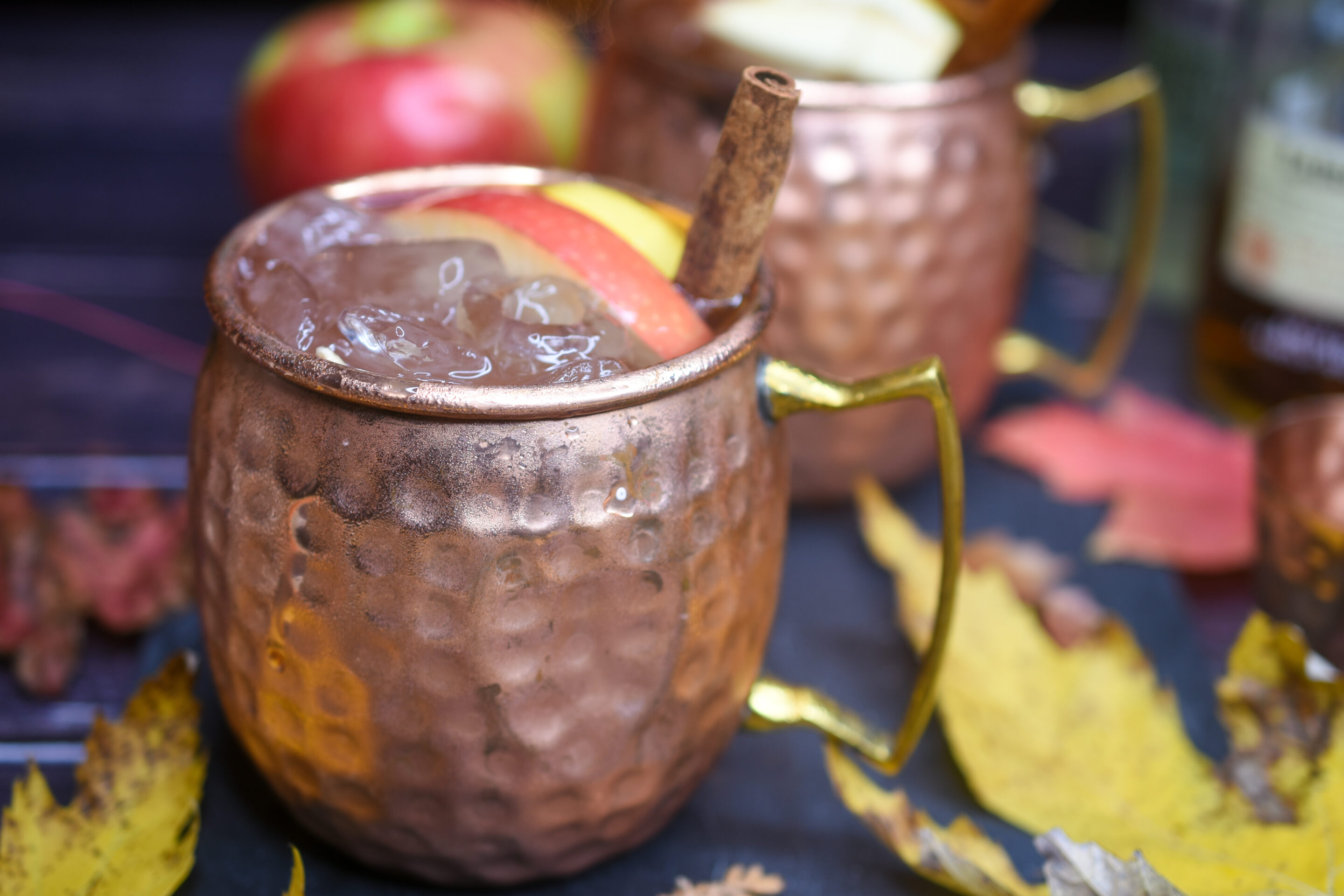 fall cocktail recipe
Applejack Mule 
Thanksgiving cocktail  
Liard's Applejack