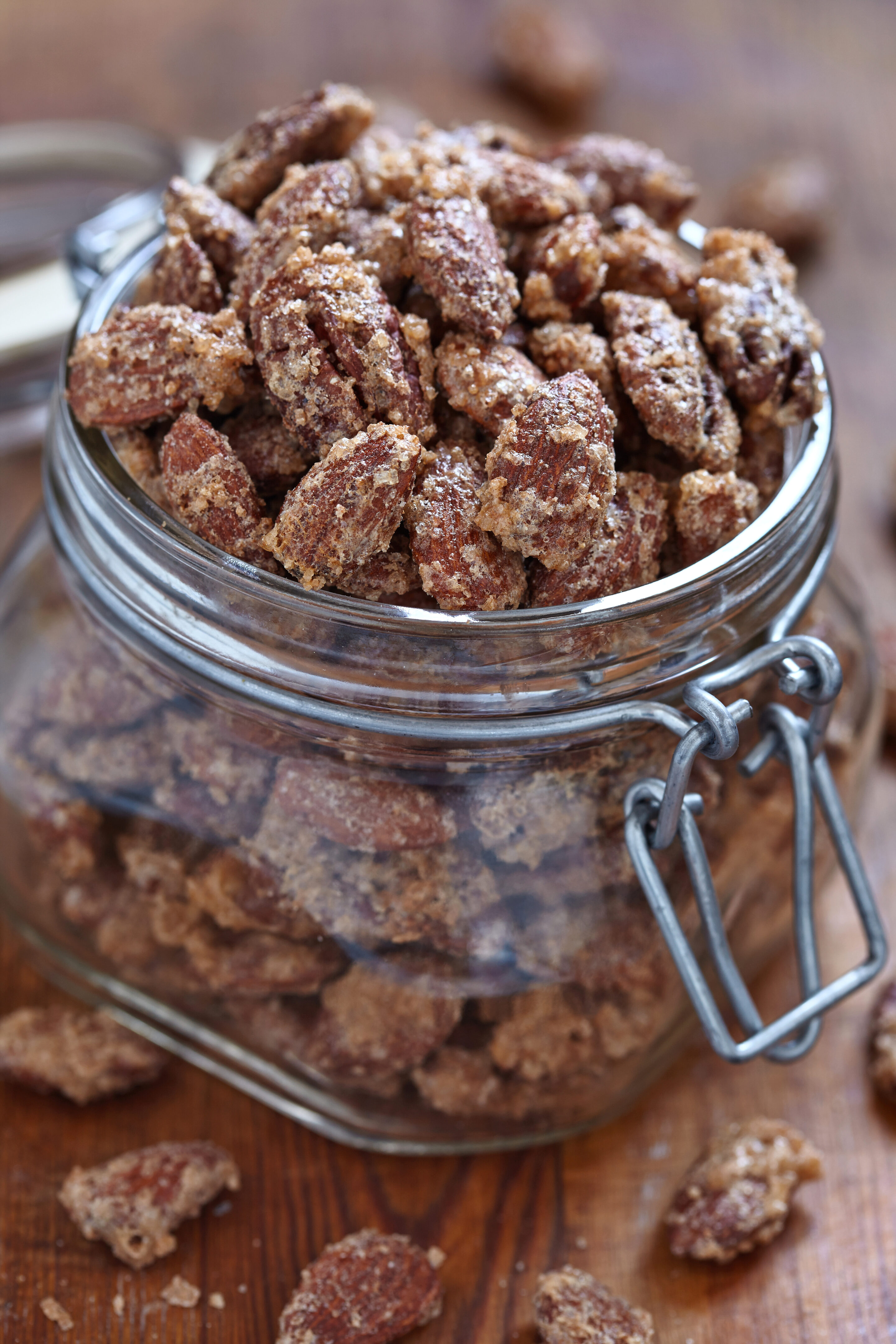 Amazing Candied Pecans recipe. Make with almonds, pecans or your favorite nut.