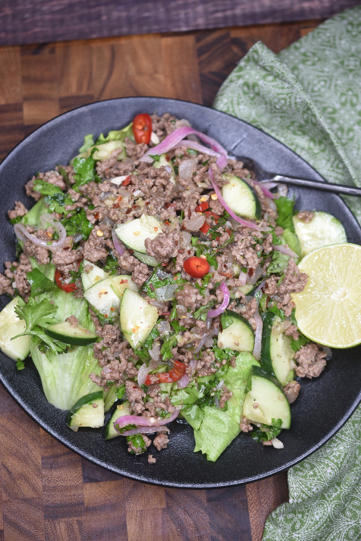 Beef Larb is an amazing Thai salad