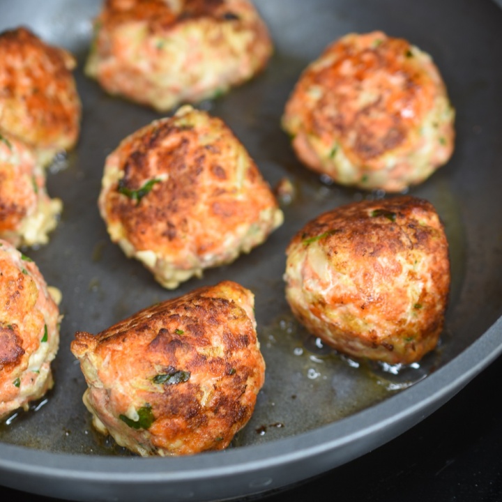 Salmon Balls Souffle Bombay