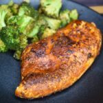 Blackened Chicken with Air Fried Broccoli