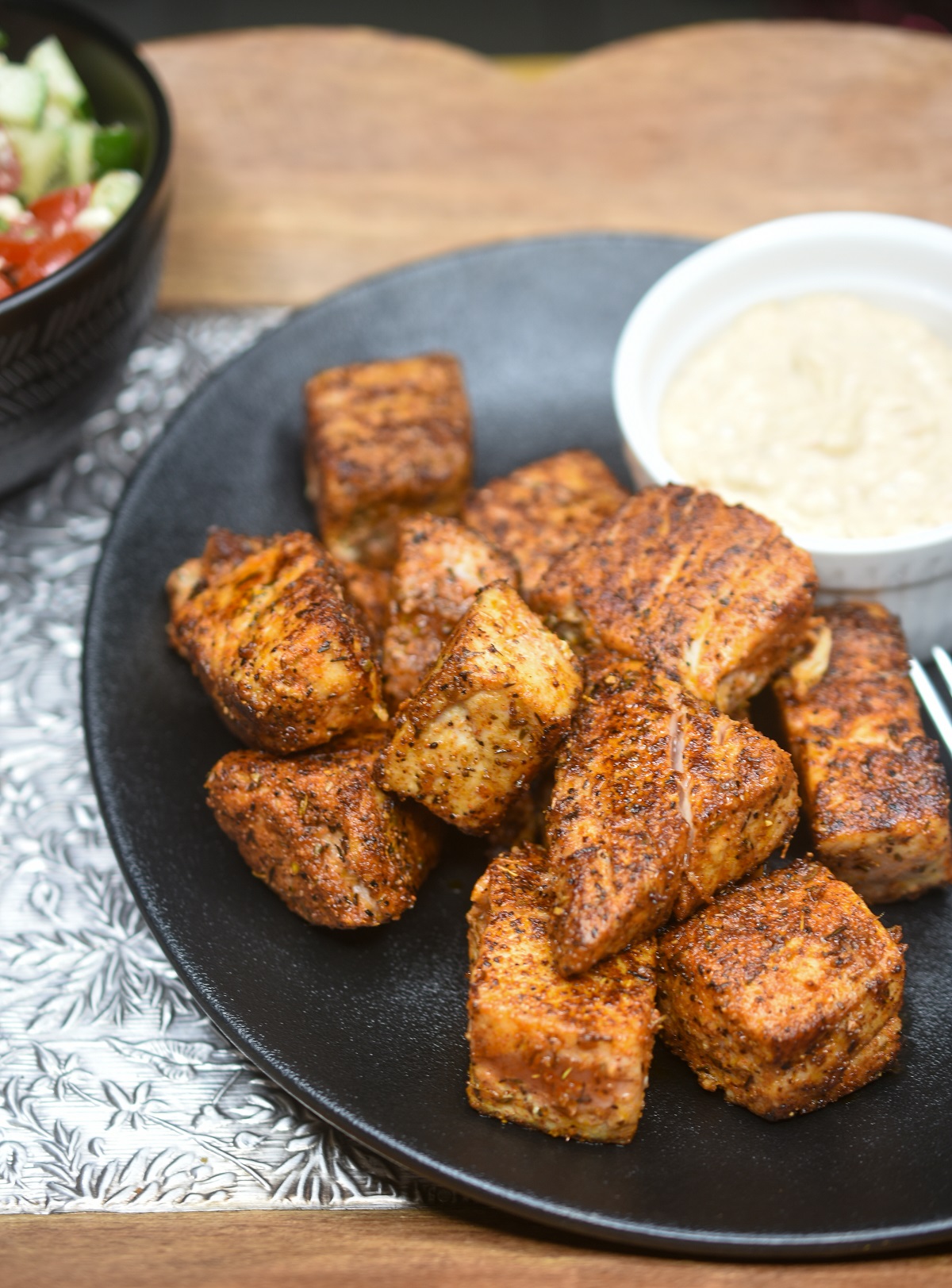 Blackened Tuna Recipe. Whole blackened tuna steak or blackened tuna bites.