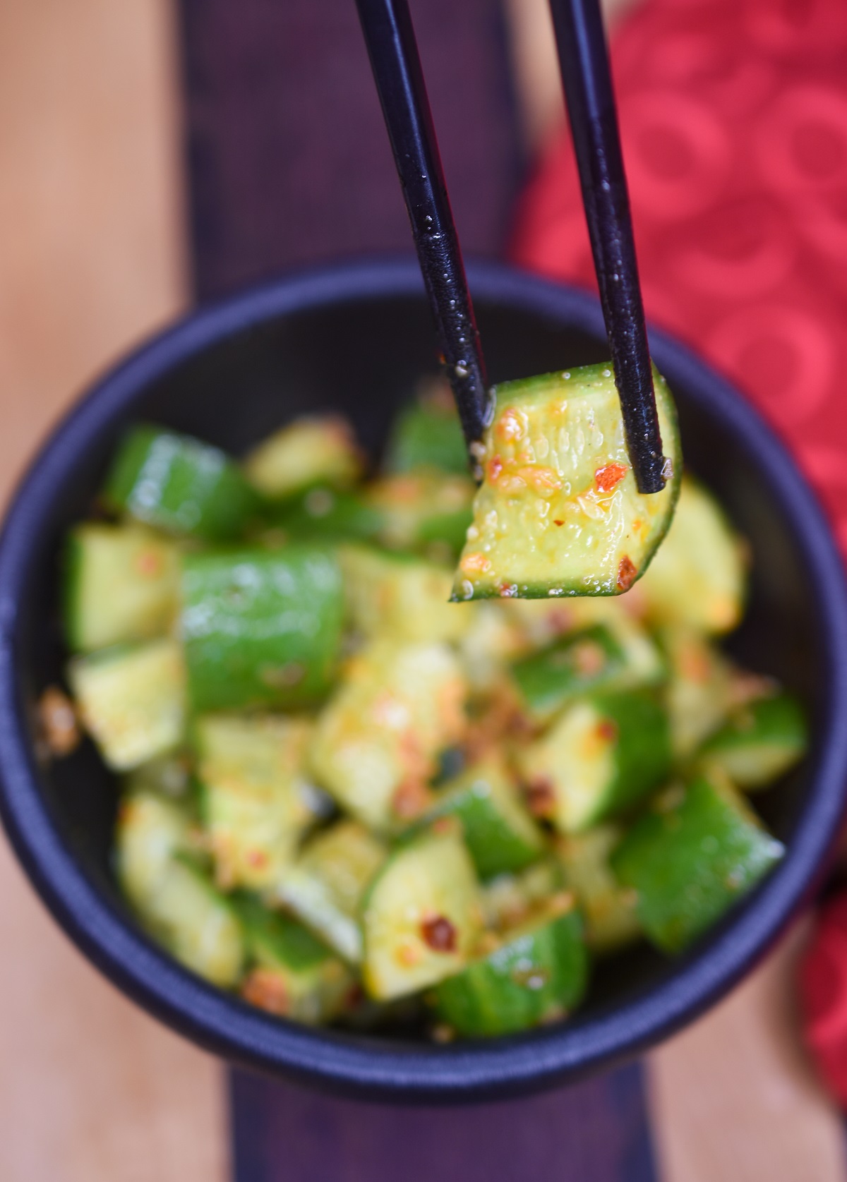Spicy Cucumber Salad recipe